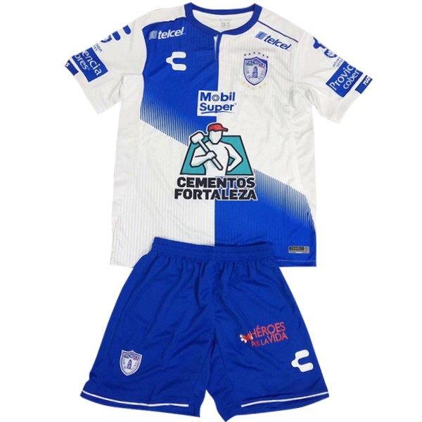 Camiseta Pachuca 1ª Niños 2018-2019 Azul Blanco